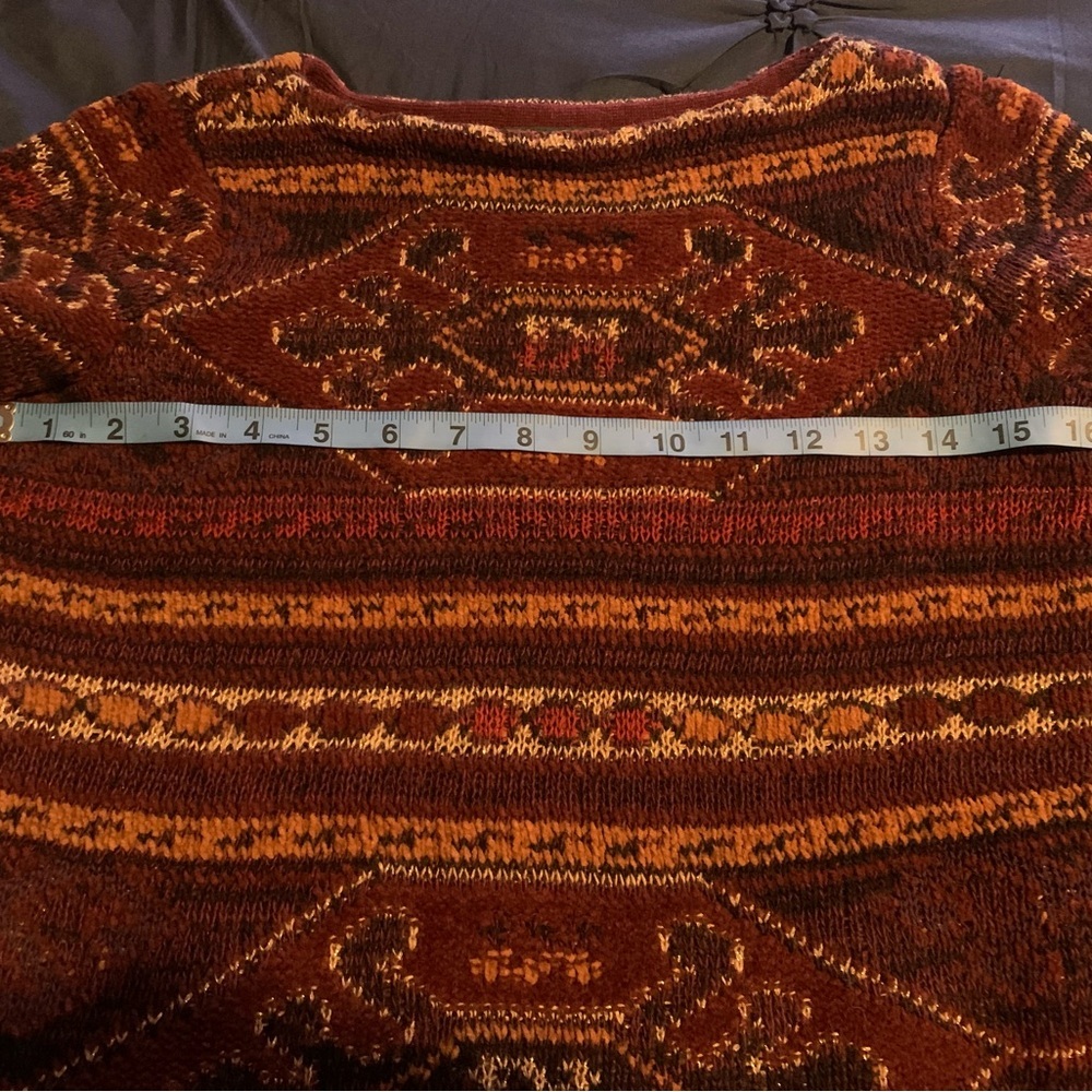 Lauren Ralph Lauren Small Petite southwestern country style sweater - Picture 2 of 7